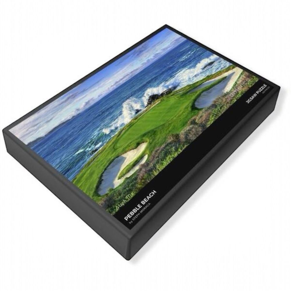 Pebble Beach Jigsaw Puzzle Photo by Steph Moraca 1000 Piece NEW